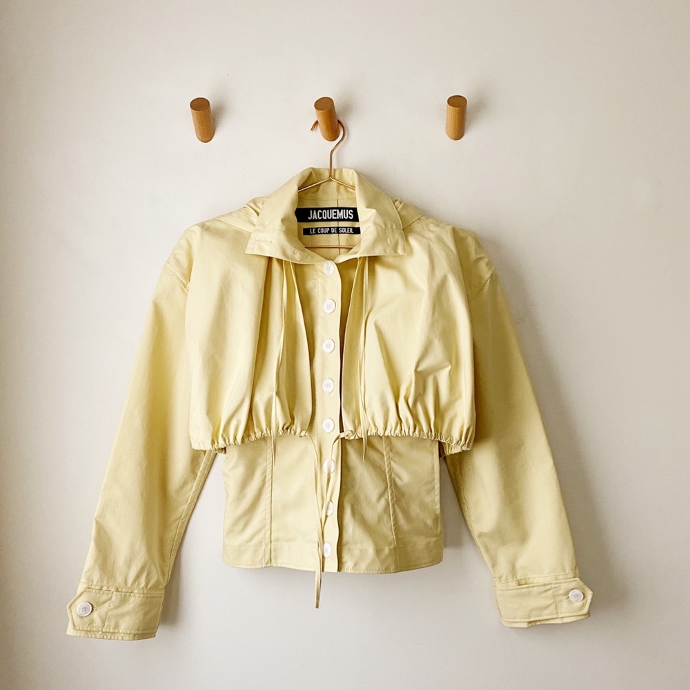Jacquemus mimosa hooded jacket coup de soleil